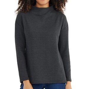 Free Fly Bamboo Thermal Fleece Mock Neck Sweatshirt